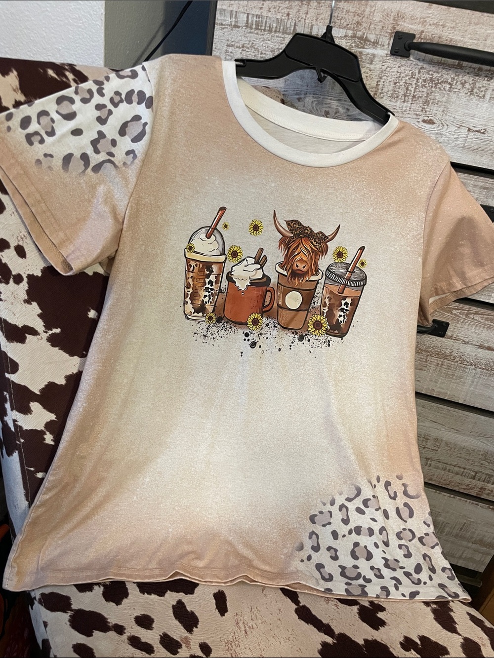 Wanderer Southern Grace Western Cow Graphic Tees Bundle L/XL